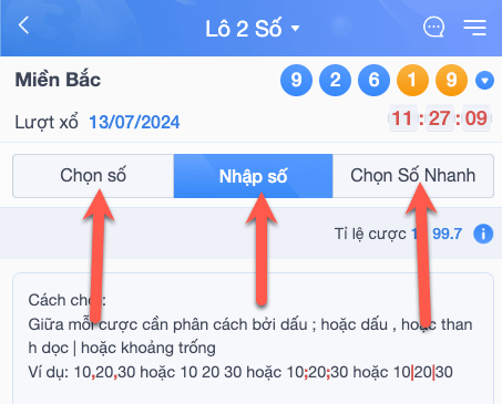 Các hình thức nhập liệu chơi lô đề trên mạng