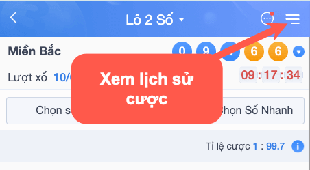 Xem lịch sử cược lô đề